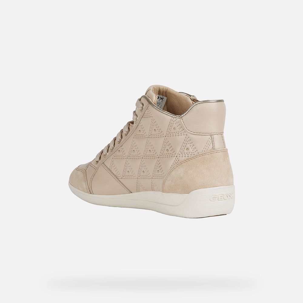 Geox Sneakers Beige Myria - Geox Womens Shoes - URAXQJ402